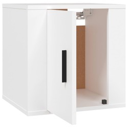 Meubles TV muraux 2 pcs Blanc 40x34,5x40 cm 633011633011