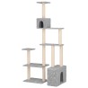 Arbre à chat avec poteaux à griffer en sisal Gris clair 633012633012