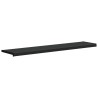 Appui de fenêtre Noir avec grain de bois 140 x 35 x 4,5 cm PVC 633015633015