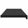 Appui de fenêtre Noir avec grain de bois 140 x 35 x 4,5 cm PVC 633015633015