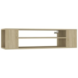 Meuble TV suspendu Chêne sonoma 100x30x26,5 cm Bois ingénierie 633018633018