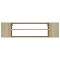 Meuble TV suspendu Chêne sonoma 100x30x26,5 cm Bois ingénierie 633018633018