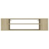 Meuble TV suspendu Chêne sonoma 100x30x26,5 cm Bois ingénierie 633018633018