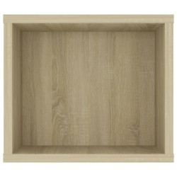 Meuble TV suspendu Chêne sonoma 100x30x26,5 cm Bois ingénierie 633018633018
