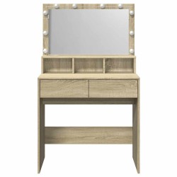 Coiffeuse avec LED chêne sonoma 80x41x134,5 cm 633021633021