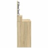 Coiffeuse avec LED chêne sonoma 80x41x134,5 cm 633021633021