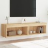 Meubles TV avec lumières LED 2 pcs chêne sonoma 60x30x30 cm 633025633025