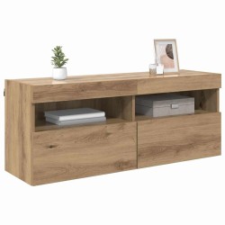 Meuble TV mural 100 x 30 x 40 cm Chêne artisanal 633032633032