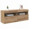Meuble TV mural 100 x 30 x 40 cm Chêne artisanal 633032633032