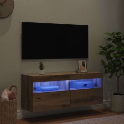 Meuble TV mural 100 x 30 x 40 cm Chêne artisanal 633032633032