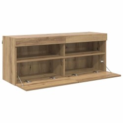 Meuble TV mural 100 x 30 x 40 cm Chêne artisanal 633032633032