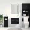 Meuble sous-vasque de salle de bain en chêne noir 60 x 38,5 x 46 cm bois d'ingénierie 633034633034