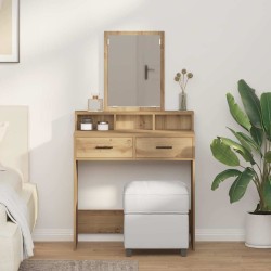 Table de Toilette Chêne artisanal 79 x 41 x 140 cm 633038633038