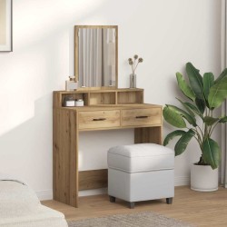 Table de Toilette Chêne artisanal 79 x 41 x 140 cm 633038633038
