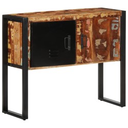 Armoire console multicolore 90x35x75cm bois massif récupération 633039633039
