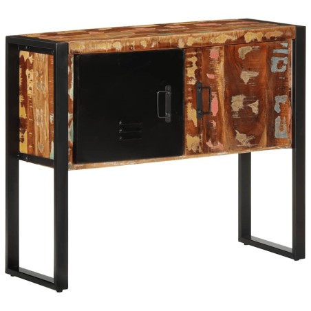 Armoire console multicolore 90x35x75cm bois massif récupération 633039633039