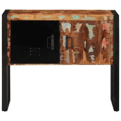 Armoire console multicolore 90x35x75cm bois massif récupération 633039633039