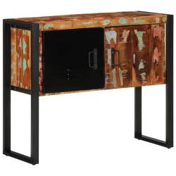 Armoire console multicolore 90x35x75cm bois massif récupération 633039633039