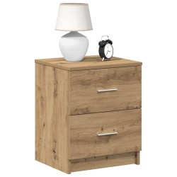 Table de chevet à 2 tiroirs en chêne massif 40 x 36 x 50 cm 633040633040