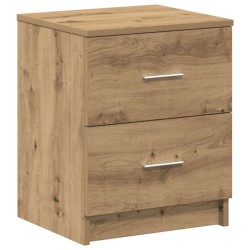 Table de chevet à 2 tiroirs en chêne massif 40 x 36 x 50 cm 633040633040