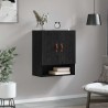 Meuble mural Chêne noir 60 x 31 x 70 cm Bois d'ingénierie 633042633042