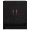 Meuble mural Chêne noir 60 x 31 x 70 cm Bois d'ingénierie 633042633042