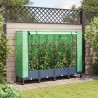 Jardinière de jardin avec couverture de serre et roues 4 pc PP 633044633044