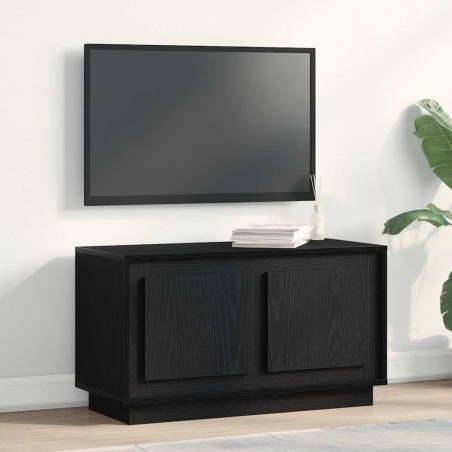 Meuble TV Chêne noir 80 x 35 x 45 cm Bois d'ingénierie 633045633045