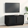 Meuble TV Chêne noir 80 x 35 x 45 cm Bois d'ingénierie 633045633045