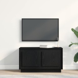 Meuble TV Chêne noir 80 x 35 x 45 cm Bois d'ingénierie 633045633045