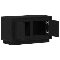 Meuble TV Chêne noir 80 x 35 x 45 cm Bois d'ingénierie 633045633045