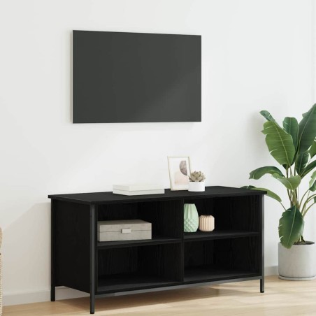 Meuble TV Chêne noir 100 x 40 x 50 cm Bois d'ingénierie 633046633046