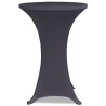 Housse de table extensible 2 pcs 70 cm Anthracite 633062633062