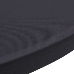 Housse de table extensible 2 pcs 70 cm Anthracite 633062633062