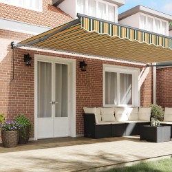 Auvent rétractable Multicolore 500 × 300 cm 633064633064