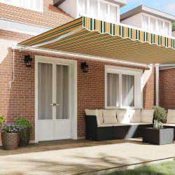 Auvent rétractable Multicolore 500 × 300 cm 633065633065