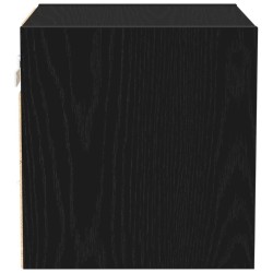 Cabinet de Chevet Murale LED Noir 30 x 28,5 x 30 cm 633071633071