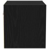 Cabinet de Chevet Murale LED Noir 30 x 28,5 x 30 cm 633071633071