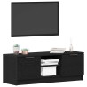 Meuble TV Chêne noir 102 x 32 x 35.5 cm Bois d'ingénierie 633087633087