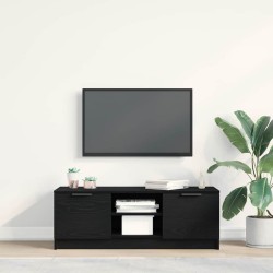 Meuble TV Chêne noir 102 x 32 x 35.5 cm Bois d'ingénierie 633087633087