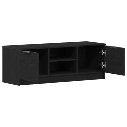 Meuble TV Chêne noir 102 x 32 x 35.5 cm Bois d'ingénierie 633087633087