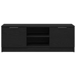 Meuble TV Chêne noir 102 x 32 x 35.5 cm Bois d'ingénierie 633087633087