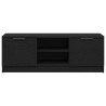 Meuble TV Chêne noir 102 x 32 x 35.5 cm Bois d'ingénierie 633087633087