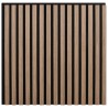 Panneaux muraux 2 pcs Marron 60,5 x 60 cm 633088633088
