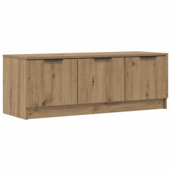 Meuble TV chêne artisanal 102x35x36,5 cm bois d'ingénierie 633092633092