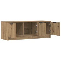 Meuble TV chêne artisanal 102x35x36,5 cm bois d'ingénierie 633092633092
