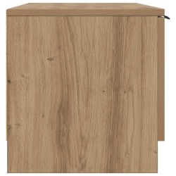 Meuble TV chêne artisanal 102x35x36,5 cm bois d'ingénierie 633092633092