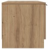 Meuble TV chêne artisanal 102x35x36,5 cm bois d'ingénierie 633092633092