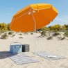 Parasol de jardin 240 cm polyester 170T Orange 633097633097