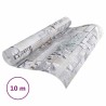 Papier peint en pierre 3D Gris 10 x 0,53 m Tissu non tissé 633101633101